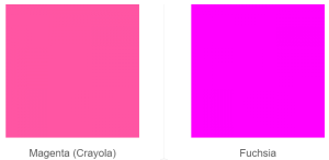 magenta-fuchsia crayola